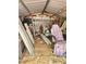 Interior view of the storage shed, with an assortment of tools, and supplies at 2606 Trilby Ave, North Port, FL 34286