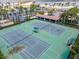 Overhead view of community tennis courts at 288 Soliera St, Nokomis, FL 34275