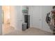 Walk-in closet featuring storage for shoes, clothes, and personal items at 288 Soliera St, Nokomis, FL 34275