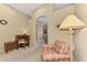 Comfortable hallway with an archway leading into the home at 335 Auburn Woods Cir, Venice, FL 34292