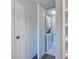 This laundry room has a stackable washer and dryer at 429 Cerromar Ln # 352, Venice, FL 34293