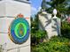 Close-up of the Boca Royale Golf and Country Club sign at 48 Grande Fairway, Englewood, FL 34223