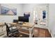 Well-lit office space, featuring French doors, offering a quiet environment for focused work or study at 48 Grande Fairway, Englewood, FL 34223