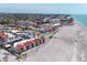 Aerial view of the community highlighting its proximity to the beach and the inter coastal waters at 500 Park S Blvd # 62, Venice, FL 34285