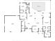 Detailed floor plan of the home showing layout of rooms and dimensions at 863 Southland Rd, Venice, FL 34293