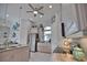 Well-lit kitchen showcases stainless steel appliances, stylish countertops, and modern cabinetry at 863 Southland Rd, Venice, FL 34293