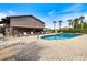 Community pool offering ample seating and lounge chairs for residents at 925 Capri Isles Blvd # 4, Venice, FL 34292