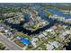 Waterfront neighborhood featuring numerous canals and docks, offering access to boating and coastal enjoyment at 1503 Marlin St, Nokomis, FL 34275
