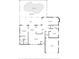 Detailed floor plan showcasing the layout with a pool, bedrooms, living spaces, and kitchen at 304 Beach Rd, Venice, FL 34285