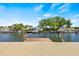 Waterfront view from a private dock, perfect for boating and relaxation at 4255 13Th Ne Ln, St Petersburg, FL 33703