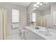 Bathroom featuring sink, and bathtub shower combo at 4321 Via Del Santi Dr, Venice, FL 34293