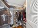 Organized walk-in closet with ample storage and easy access at 4531 Crystal Rd, Venice, FL 34293