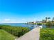 Dock with a boat lift at 5035 Collingswood Blvd, Port Charlotte, FL 33948
