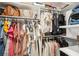 Organized walk-in closet with clothing racks, shelves and storage, perfect for maximizing space at 5417 Maccaughey Dr, North Port, FL 34287