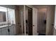 Bathroom has a vanity and glass-door shower, offering functionality at 638 Leisure, Venice, FL 34285
