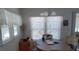 Bright dining area with a window that let natural light flood the table and surrounding space at 638 Leisure, Venice, FL 34285