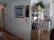 Hallway featuring neutral colors, and a cabinet, leading to other areas of the home at 638 Leisure, Venice, FL 34285