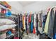 Organized walk-in closet offering ample storage with wire shelving at 10047 Greetings St, Port Charlotte, FL 33981