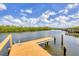 Waterfront dock providing easy access to the water, perfect for boating, fishing and water activities at 1500 Lemon Bay Dr, Venice, FL 34293