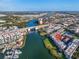 Aerial view of waterfront condo community near bridge at 250 Santa Maria St # 216, Venice, FL 34285