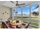 Cozy sunroom with panoramic water views at 250 Santa Maria St # 216, Venice, FL 34285