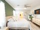 The main bedroom has a cozy vibe with a walk-in closet at 4907 Wedgeleaf Way, Palmetto, FL 34221