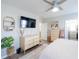 Bedroom with decorative shelving and great light at 4907 Wedgeleaf Way, Palmetto, FL 34221