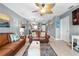 Spacious living room with an open layout, offering a comfortable and inviting space at 8405 Placida Rd # 206, Placida, FL 33946