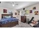 Cozy bedroom with themed decor, offering a comfortable and inviting atmosphere at 938 The Rialto, Venice, FL 34285
