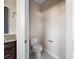Clean half-bathroom with modern fixtures and granite countertop at 172 Berthoud St, Port Charlotte, FL 33953