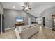 Bright living room with neutral tones and a view of the front entrance at 194 Sportsman Rd, Rotonda West, FL 33947