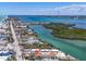 Stunning aerial view of beachfront condos near the ocean and bay, perfect for relaxed coastal living at 2405 N Beach Rd # 4, Englewood, FL 34223