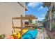 Kayak storage with a view of the water and the side of the building at 2405 N Beach Rd # 4, Englewood, FL 34223