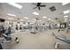 Spacious gym features state-of-the-art equipment and plenty of room for a full body workout at 24153 Spartina Dr, Venice, FL 34293