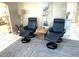 Living room featuring comfortable seating and a nautical theme at 262 Mariner Dr, North Port, FL 34287