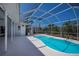 Relaxing private screened-in pool and spacious outdoor patio for entertaining at 271 Manor Rd, Venice, FL 34293