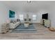 Cozy living room with modern decor, comfortable seating, and stylish accents at 425 Pirates Pt, North Port, FL 34287
