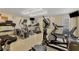 Fitness center with treadmills, ellipticals, and other exercise machines at 680 Circlewood Dr # W3, Venice, FL 34293