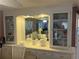 Charming built-in cabinetry with glass doors, providing ample storage and display space at 795 Cervina N Dr, Venice, FL 34285