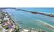 Amazing aerial view of waterfront homes with docks and stunning ocean access at 120 Villa Dr # 120, Osprey, FL 34229