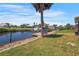 Features a canal with docking at 120 Villa Dr # 120, Osprey, FL 34229
