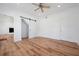 Spacious bedroom featuring wood flooring, large closets, and ample natural light at 121 Dolly St, Punta Gorda, FL 33950