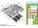 Detailed floor plan layout of this home, showcasing room dimensions, garage, and pool area at 20126 Elegante Ct, Venice, FL 34293