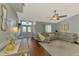 Living room with a large sectional couch and stylish decor at 23516 Peachland Blvd, Port Charlotte, FL 33954