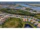 Primary-planned community with various homes surrounding pristine ponds and green spaces at 264 Caserta Ct, Nokomis, FL 34275