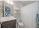 Bathroom featuring vanity and a view to a luxurious Primary bedroom at 264 Caserta Ct, Nokomis, FL 34275