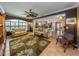Comfortable living room featuring neutral furnishings, an accent rug, and an open floor plan at 337 Harbor S Dr, Venice, FL 34285