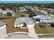 Aerial view showcasing the home's prime location and well-manicured lawn at 4062 Green Tree Ave, Sarasota, FL 34233