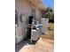 Pumps and plumbing equipment are attached to an exterior wall at 407 Bahama Rd, Venice, FL 34293