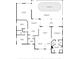 Detailed floor plan highlighting the layout and dimensions of the home's rooms and features at 5265 Neville Ter, Port Charlotte, FL 33981